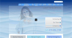 Desktop Screenshot of lowellfamilydentistry.com